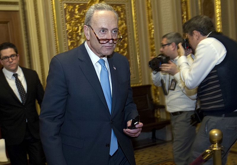 Vůdce demokratů v americkém Senátu Chuck Schumer.
