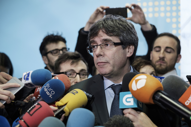 Někdejší katalánský premiér Carles Puigdemont. 