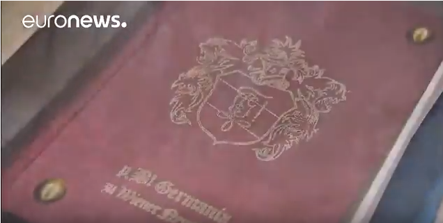 Zpěvník Germanie s antisemitskými texty.