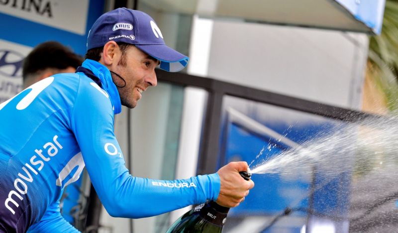 Cyklista Alejandro Valverde. 