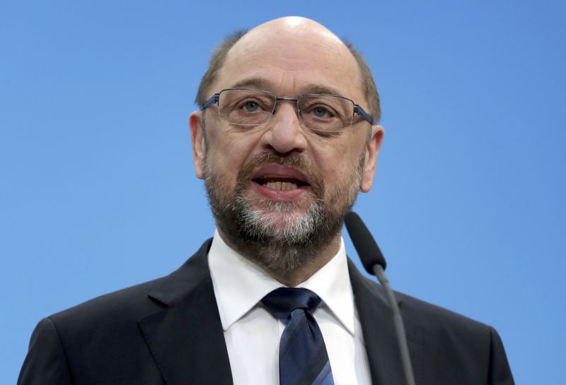 Předseda sociálních demokratů Martin Schulz.
