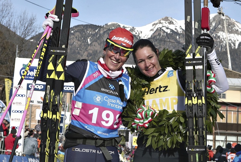 Kateřina Smutná dojela druhá v dálkovém běhu na lyžích z Toblachu do Cortiny d'Ampezzo.