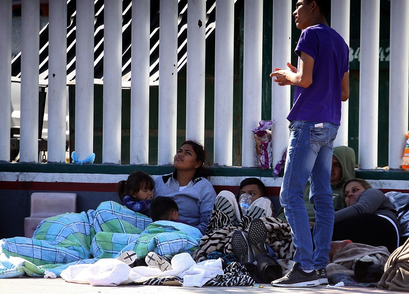 Migranti se chtěli ze Střední Ameriky dostat do Spojených států. Migranti se chtěli ze Střední Ameriky dostat do Spojených států.