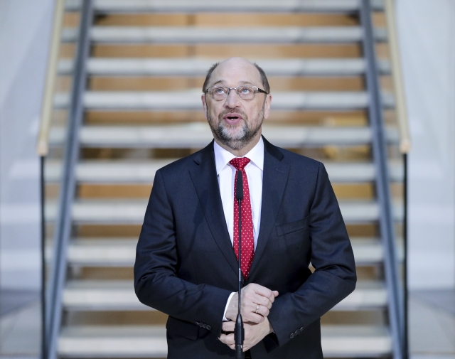 Předseda sociálních demokratů Martin Schulz.