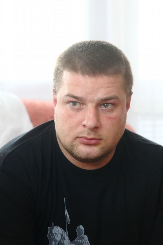 Válečný veterán Vitalij Lehuša. Válečný veterán Vitalij Lehuša.