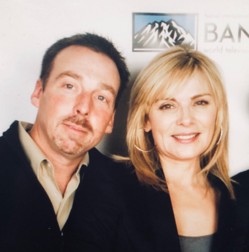 Kim Cattrall s bratrem Chrisem.