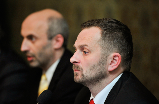 Tibor Batthyány (vpravo). 