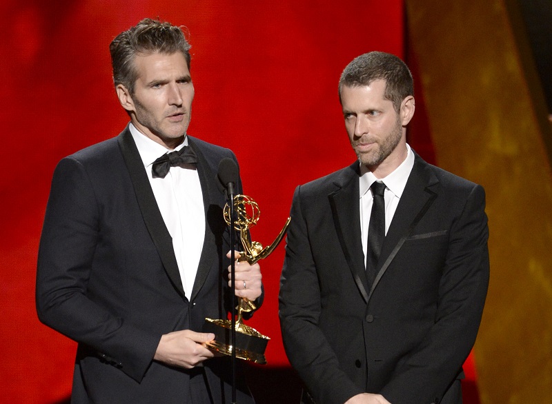Tvůrci Her o trůny David Benioff (vlevo) a D.B. Weiss.