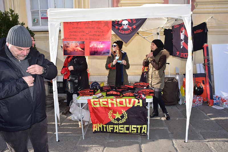 Antifašisté v italském Janově.