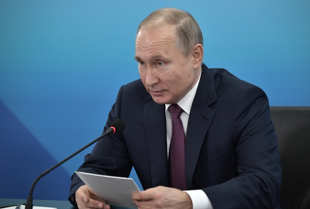 Ruský prezident Vladimir Putin.