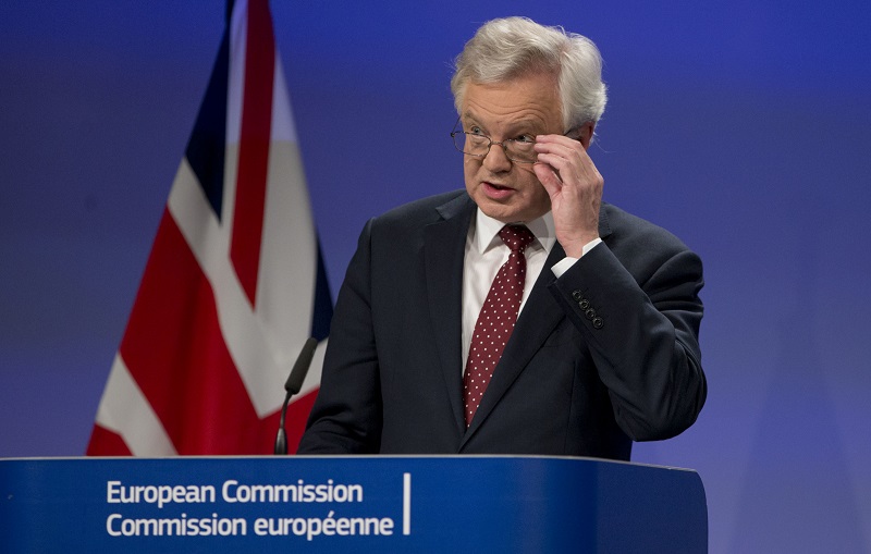Britský ministr pro brexit David Davis.
