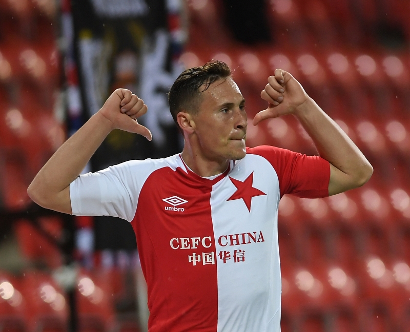 Fotbalista pražské Slavie Jan Bořil.