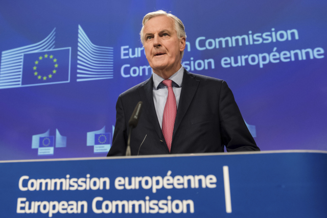 Vyjednávač bloku pro brexit Michel Barnier.