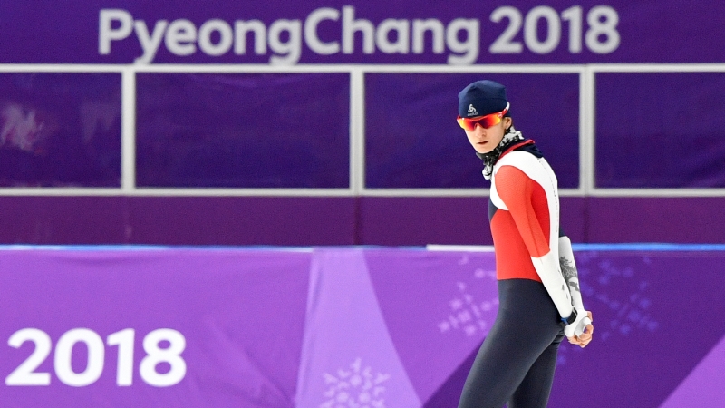 Rychlobruslařka Martina Sáblíková v dějišti olympijských her. Rychlobruslařka Martina Sáblíková v dějišti olympijských her.