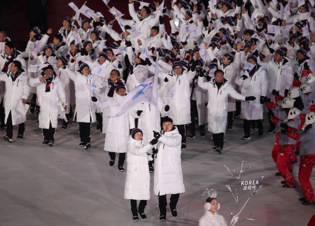 Korejský olympijský tým.