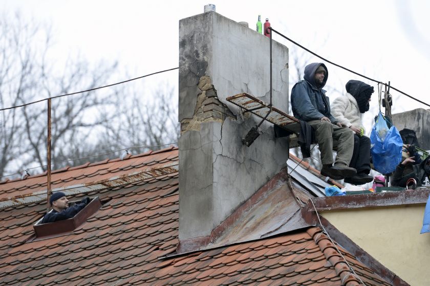 Usedlost Šatovka v Praze obsadili squatteři.