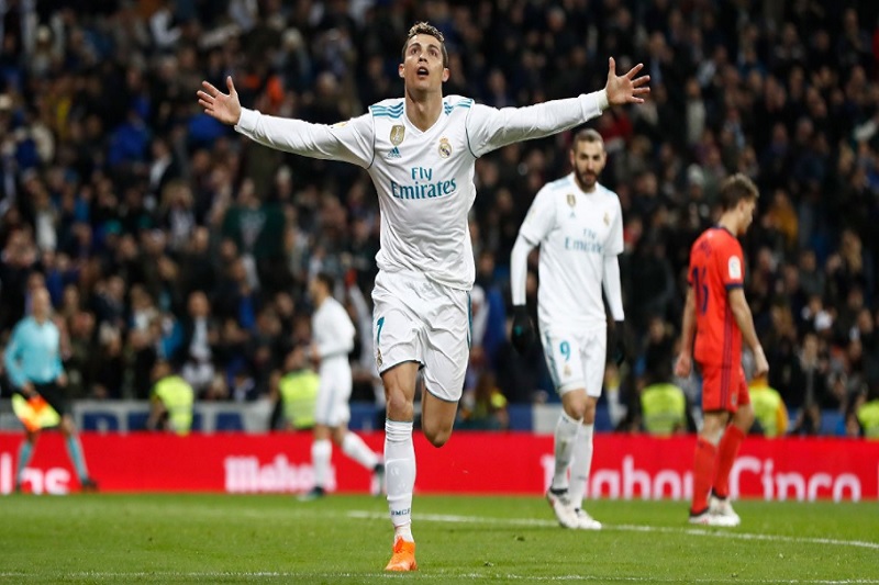 Cristiano Ronaldo nasázel San Sebastianu hattrick.