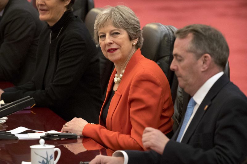 Britská premiérka Theresa Mayová. Britská premiérka Theresa Mayová.
