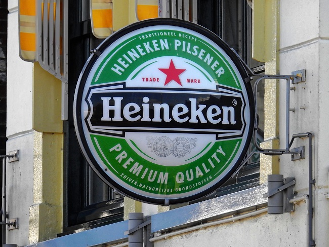Heineken je druhým největším producentem piva na světě.