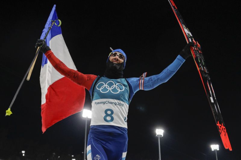Francouzský biatlonista Martin Fourcade ovládl stíhací závod.