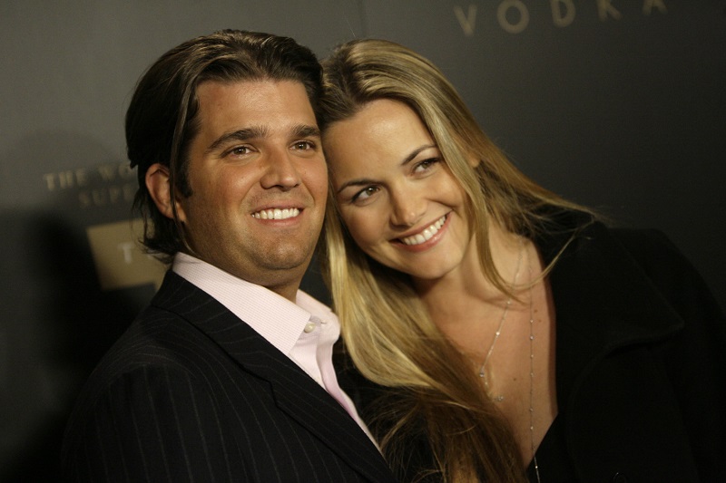 Donald Trump junior a jeho manželka Vanessa.