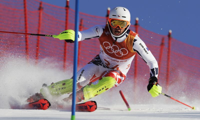 Ondřej Berndt zajel slalom velmi dobře.