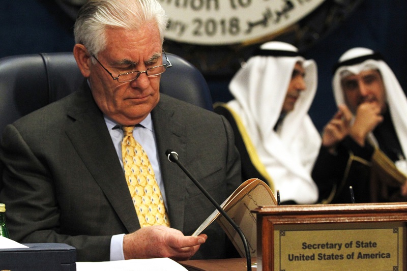Americký ministr zahraničí Lex Tillerson.