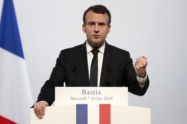 Francouzský prezident Emmanuel Macron.
