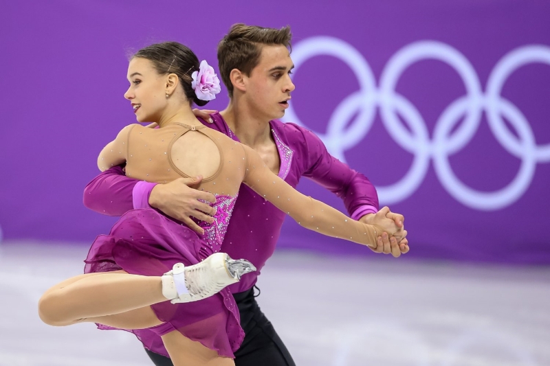 Anna Dušková s Martinem Bidařem zvládli krátký program solidně.