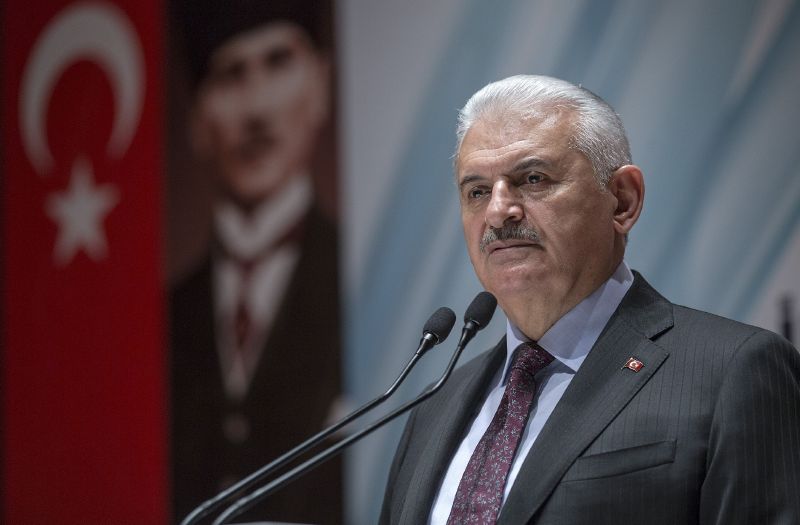 Turecký premiér Binali Yildirim.