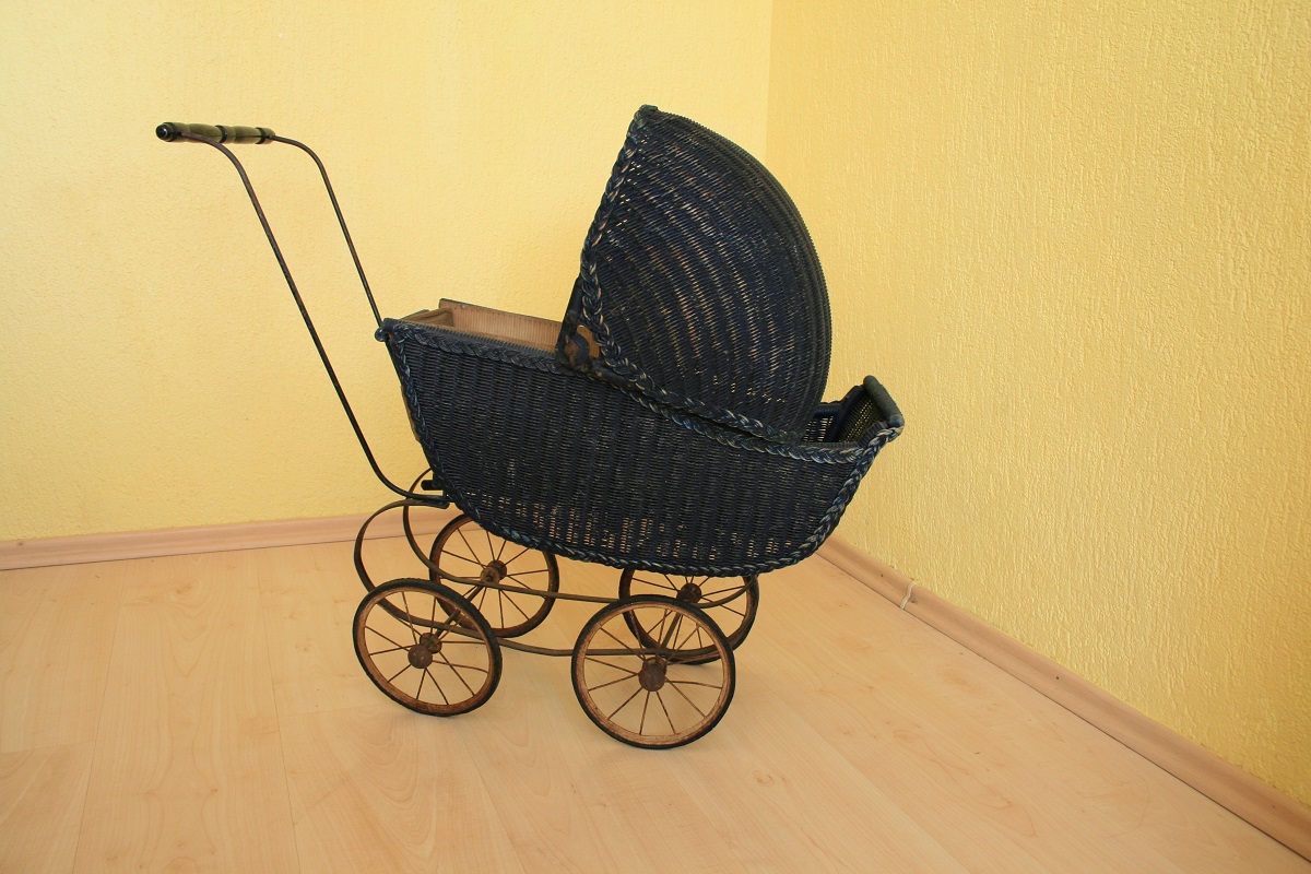 Odcizený kočárek. 