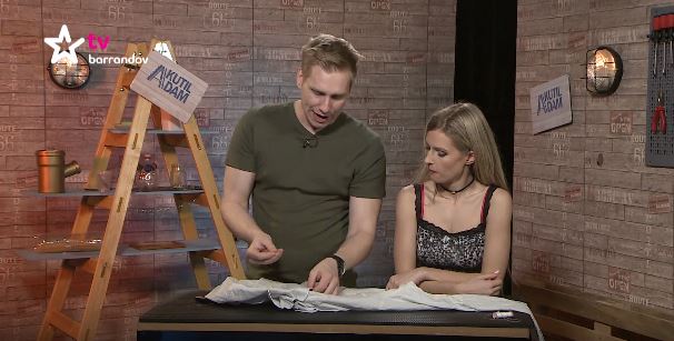 Barrandovští kutilové Adam a Lucie ukážou další zlepšovák. Barrandovští kutilové Adam a Lucie ukážou další zlepšovák.