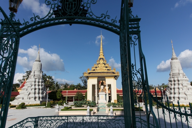 Pagoda v královském paláci Kambodže. Pagoda v královském paláci Kambodže.