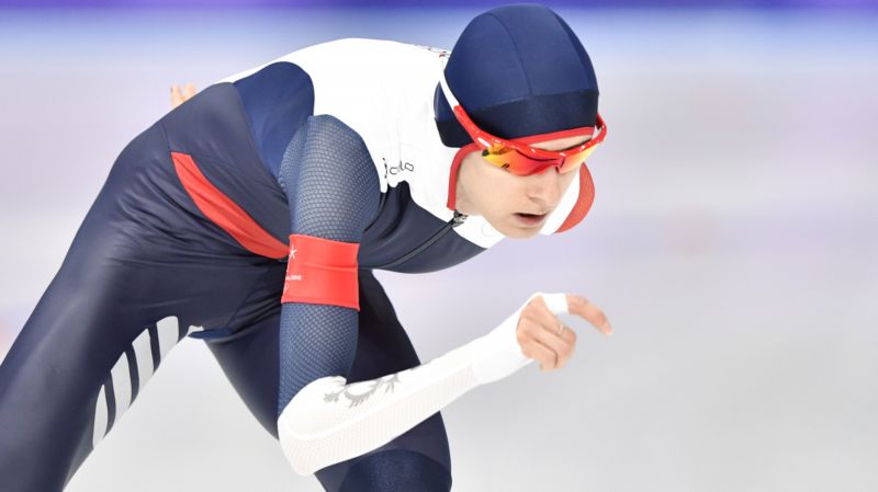 Rychlobruslařka Martina Sáblíková. 