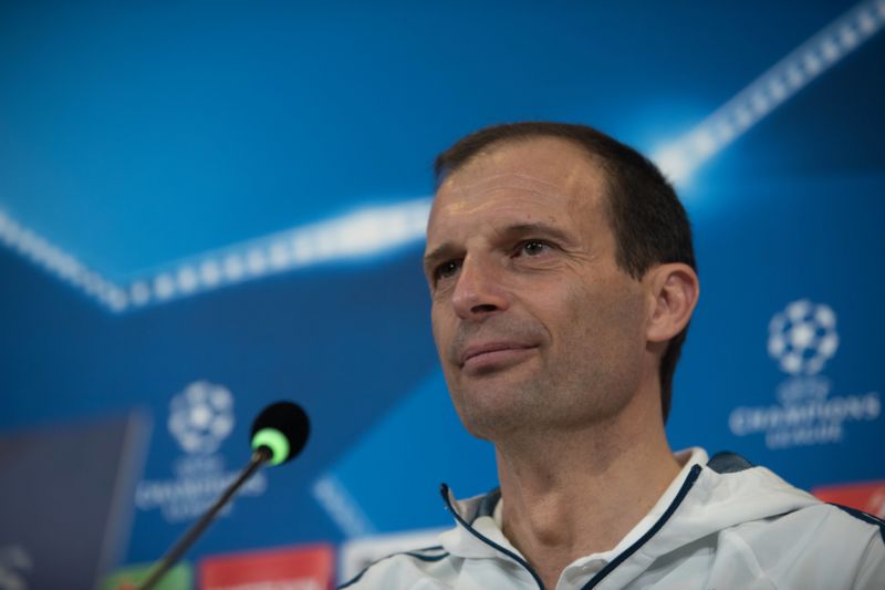Trenér fotbalistů Juventusu Massimiliano Allegri.