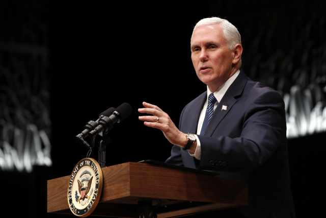 Americký viceprezident Mike Pence.