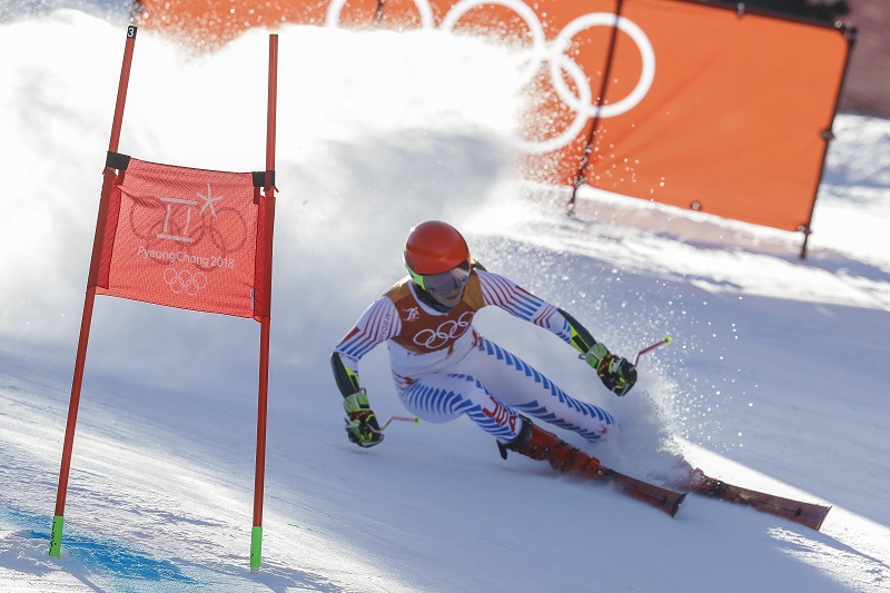 Mikaela Shiffrinová, jež je považována za favoritku, bojuje s nervozitou. Mikaela Shiffrinová, jež je považována za favoritku, bojuje s nervozitou.