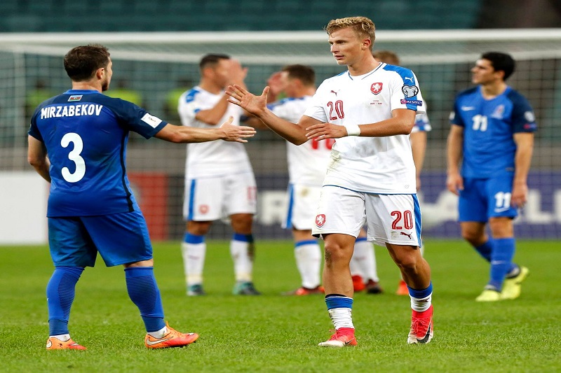 Čeští fotbalisté se posunuli v žebříčku FIFA na šestačtyřicátou příčku.