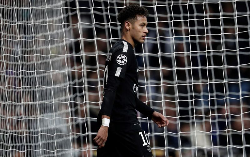 Neymar v zápase Ligy mistrů proti Realu Madrid. Neymar v zápase Ligy mistrů proti Realu Madrid.