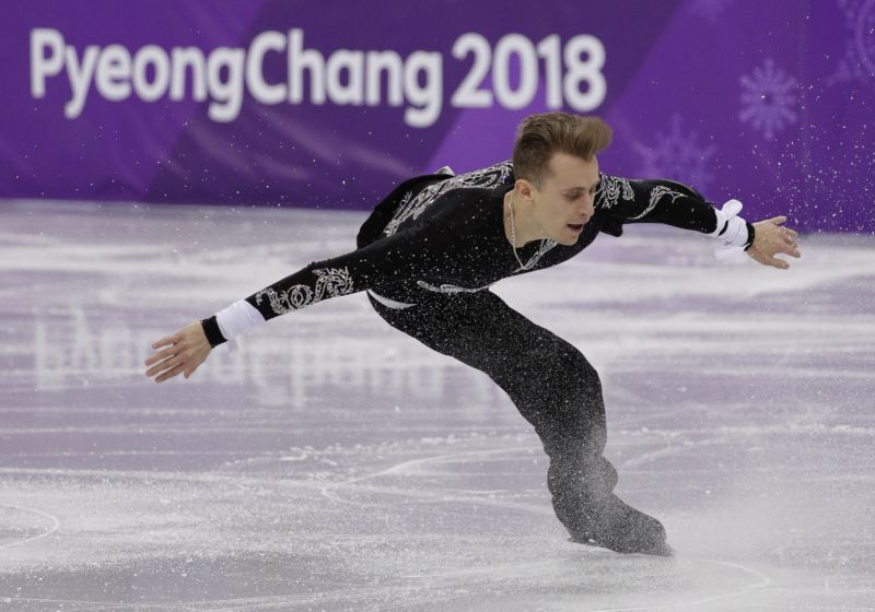 Michal Březina mohl být s krátkým program spokojený.