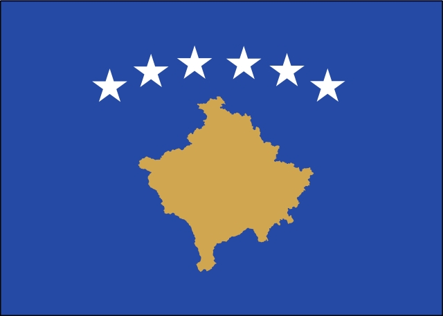 Vlajka Kosova.