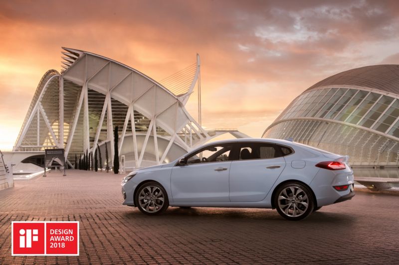 Jeden z oceněných modelů - Hyundai i30 Fastback.