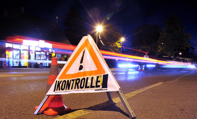 Rakouská dálniční kontrola.