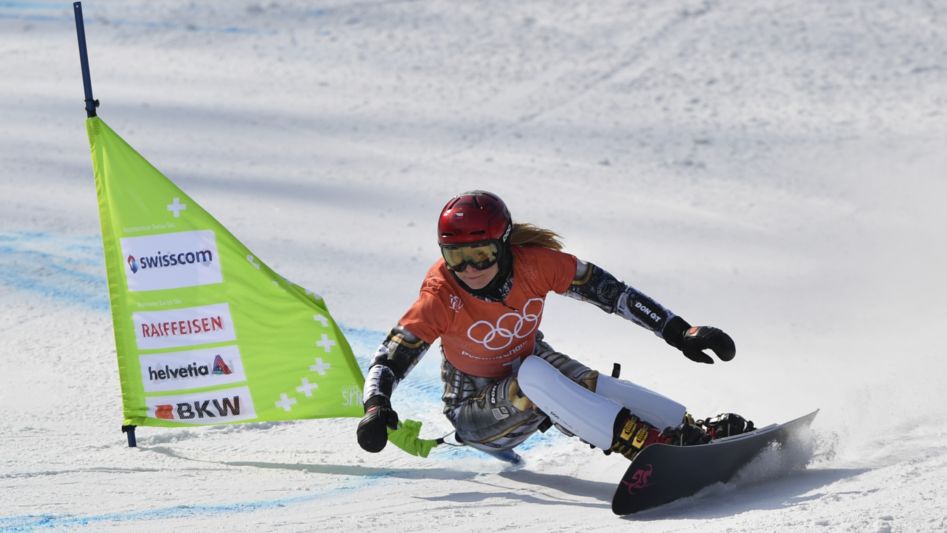Ester Ledecká už trénuje na snowboardu.