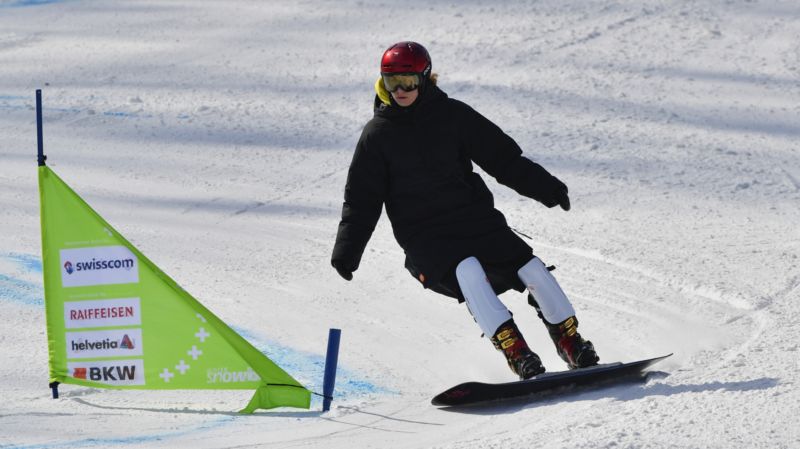 Ester Ledeckou na tréninku navštívila trojice hokejových reprezentantů.