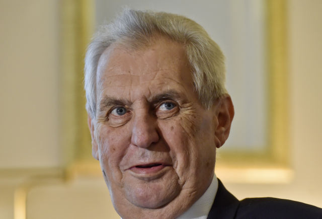 Český prezident Miloš Zeman.