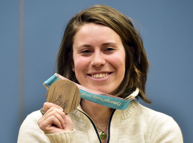 Bronzová medailistka z olympiády v Koreji Eva Samková.