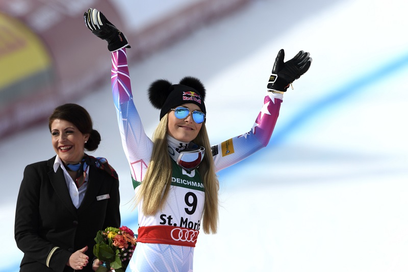 Americká lyžařka Lindsay Vonnová.