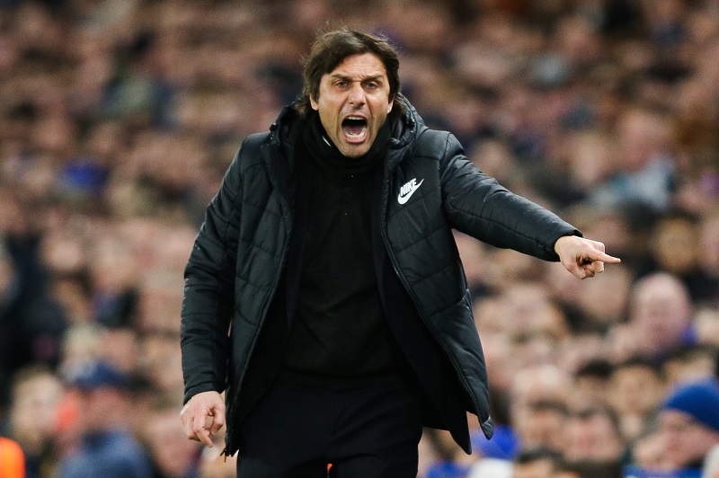 Trenér fotbalistů Chelsea Antonio Conte.