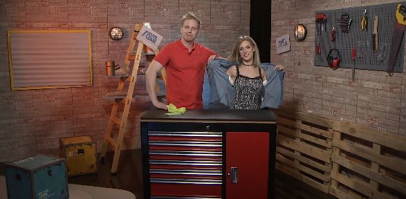 Kutilové Adam a Lucie z barrandovské show Kutil Adam ukážou další zlepšovák. Kutilové Adam a Lucie z barrandovské show Kutil Adam ukážou další zlepšovák.